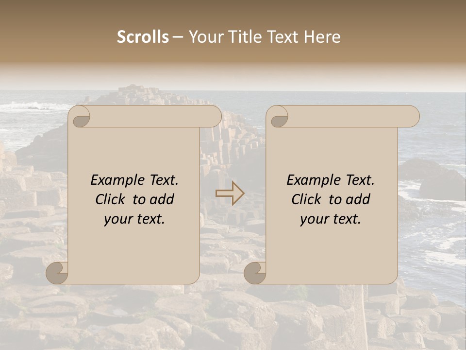 Giant's Causeway, Northern Ireland PowerPoint Template