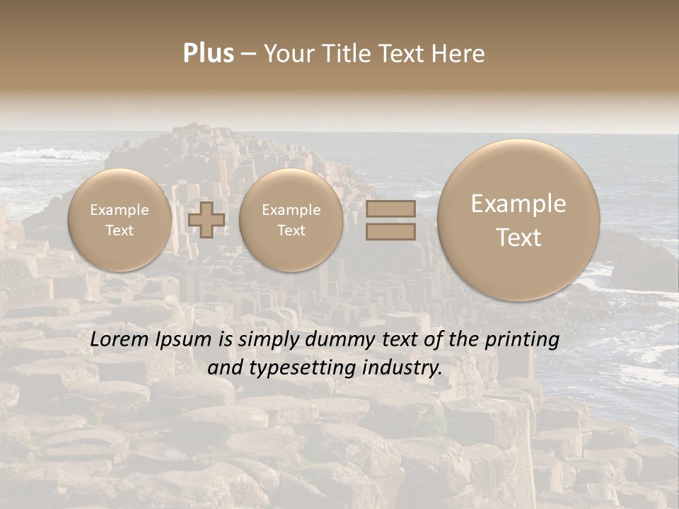 Giant's Causeway, Northern Ireland PowerPoint Template
