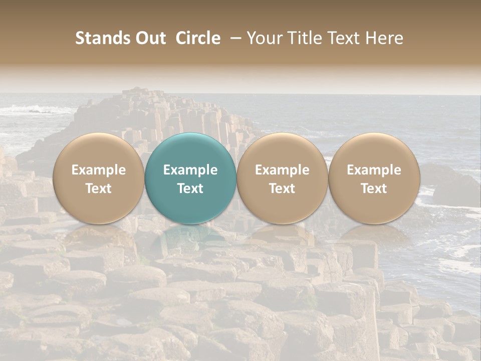 Giant's Causeway, Northern Ireland PowerPoint Template