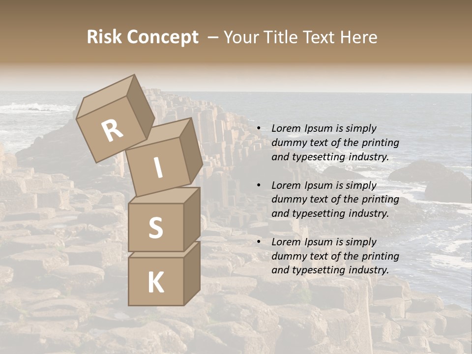 Giant's Causeway, Northern Ireland PowerPoint Template