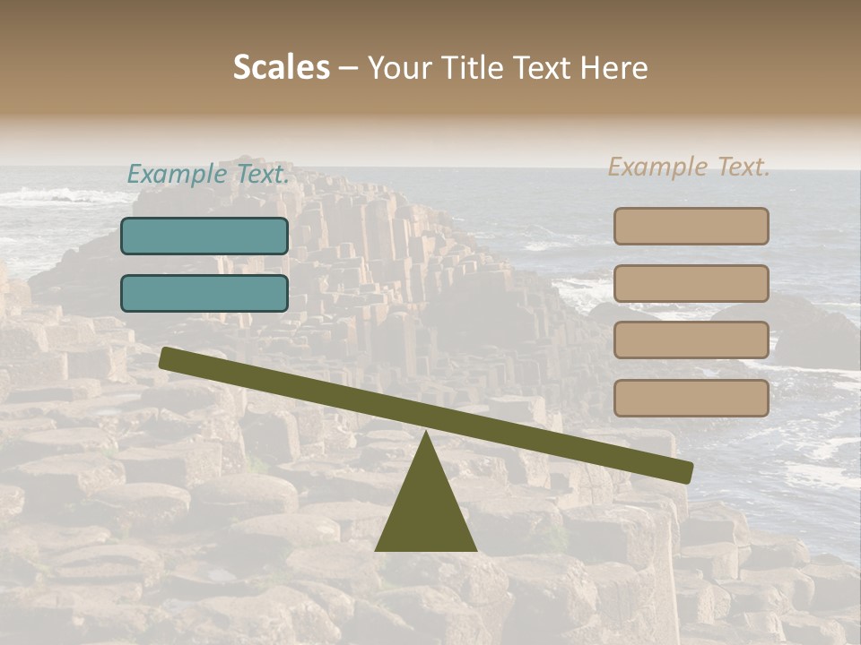 Giant's Causeway, Northern Ireland PowerPoint Template
