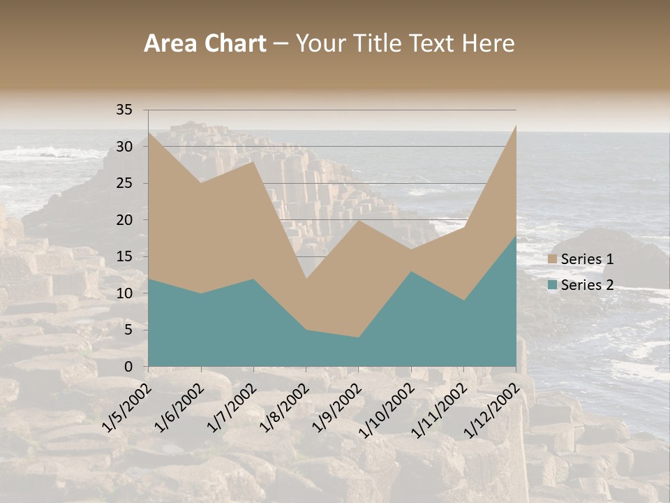 Giant's Causeway, Northern Ireland PowerPoint Template