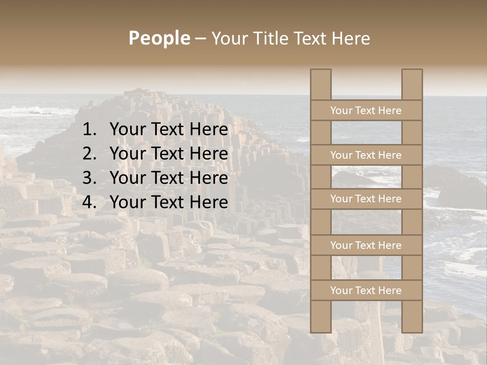 Giant's Causeway, Northern Ireland PowerPoint Template