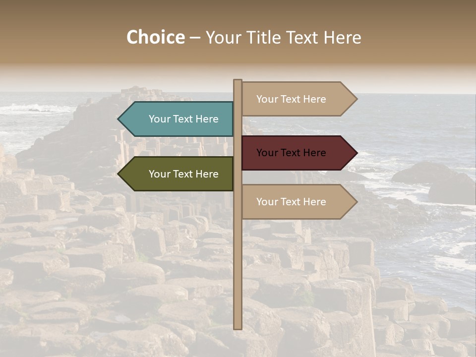 Giant's Causeway, Northern Ireland PowerPoint Template