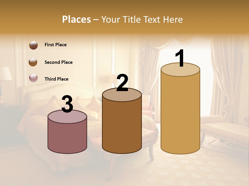 A Luxury Hotel Room PowerPoint Template