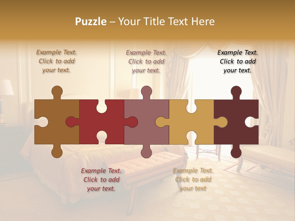 A Luxury Hotel Room PowerPoint Template