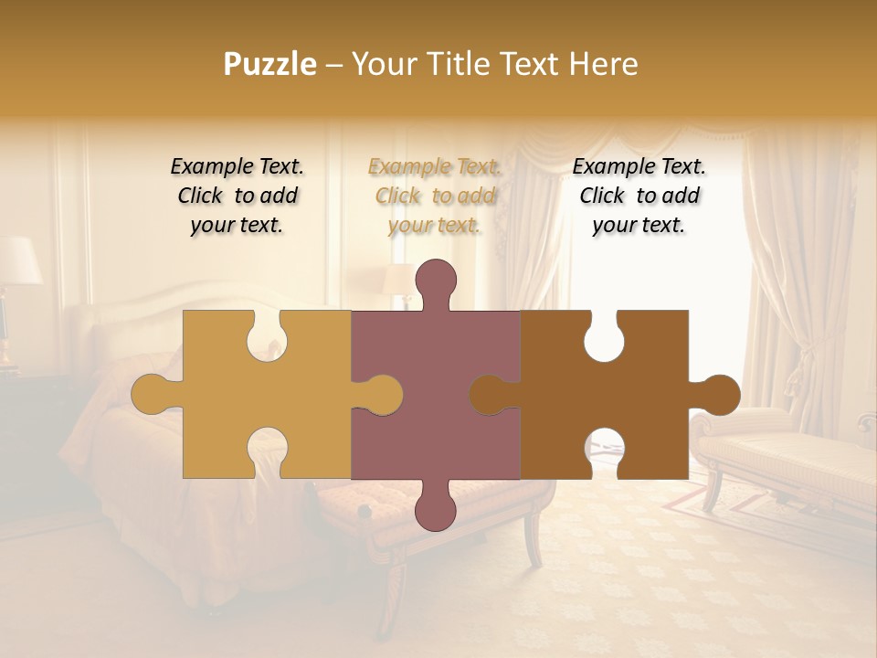 A Luxury Hotel Room PowerPoint Template