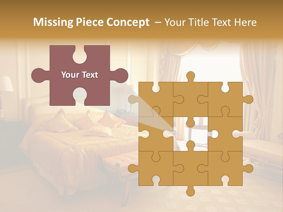 A Luxury Hotel Room PowerPoint Template