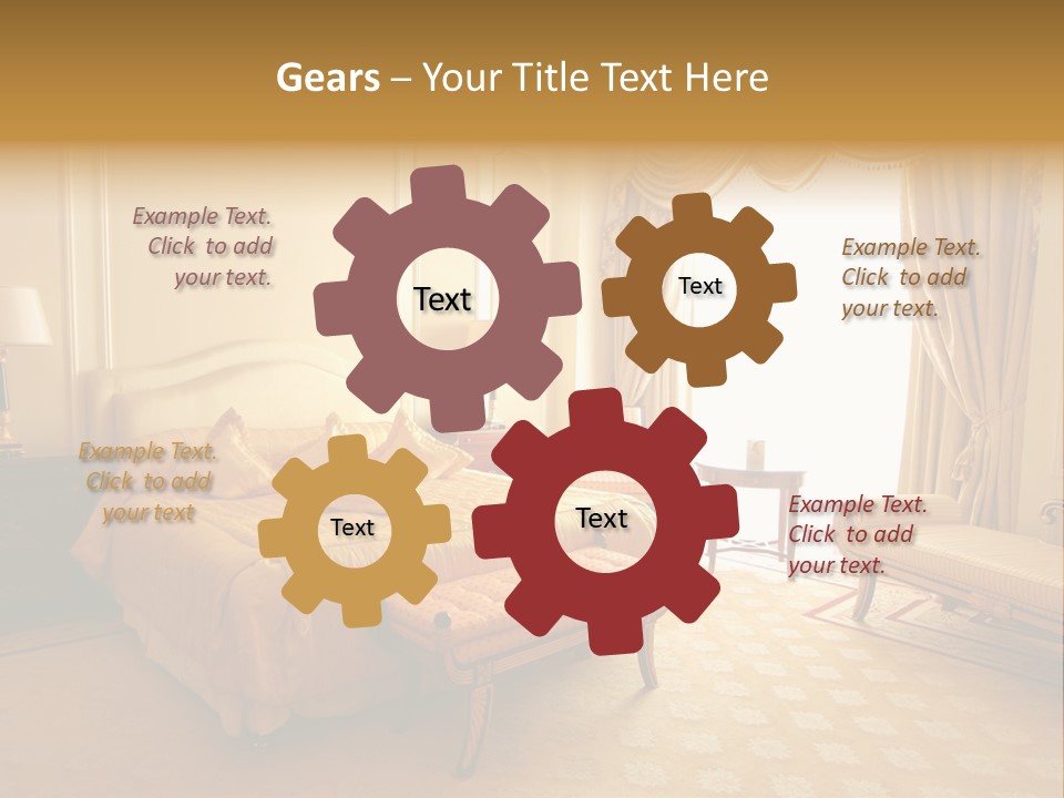 A Luxury Hotel Room PowerPoint Template