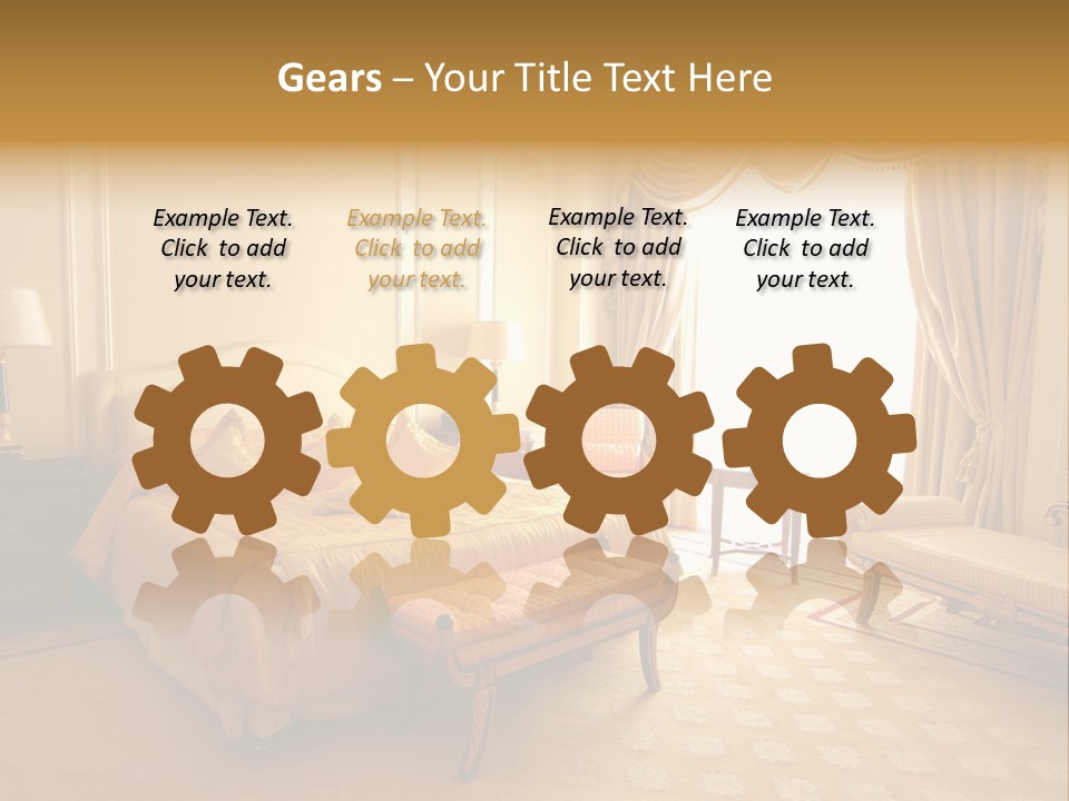 A Luxury Hotel Room PowerPoint Template