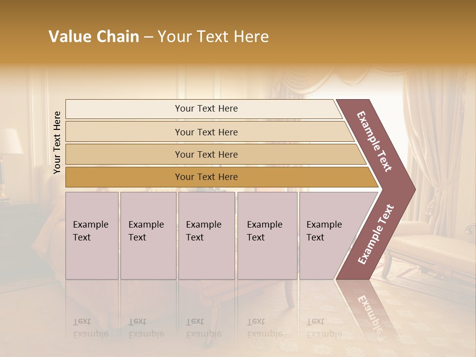 A Luxury Hotel Room PowerPoint Template