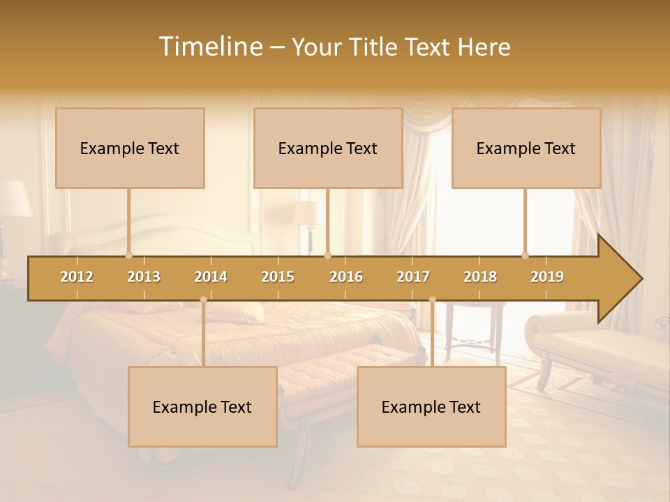 A Luxury Hotel Room PowerPoint Template