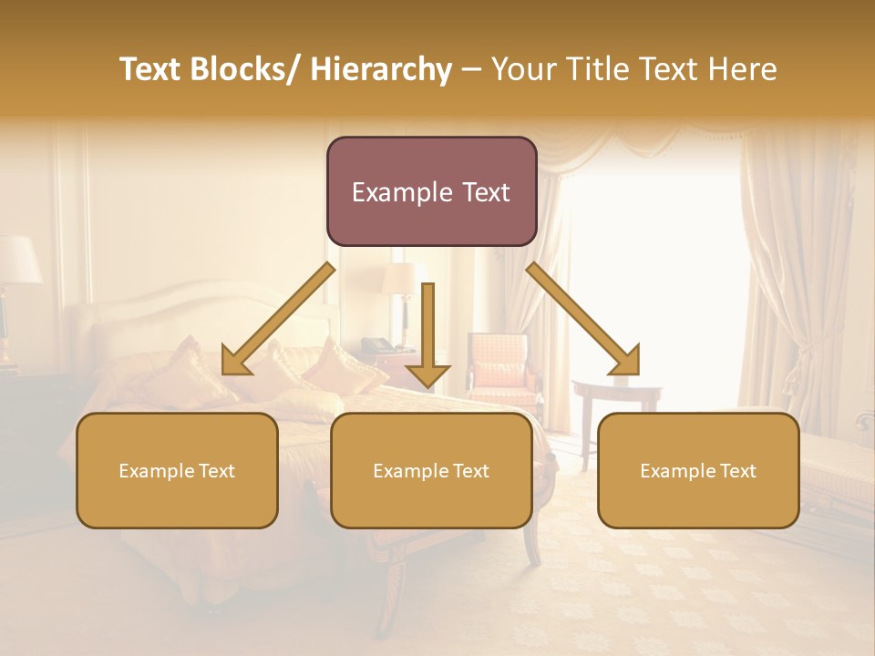 A Luxury Hotel Room PowerPoint Template