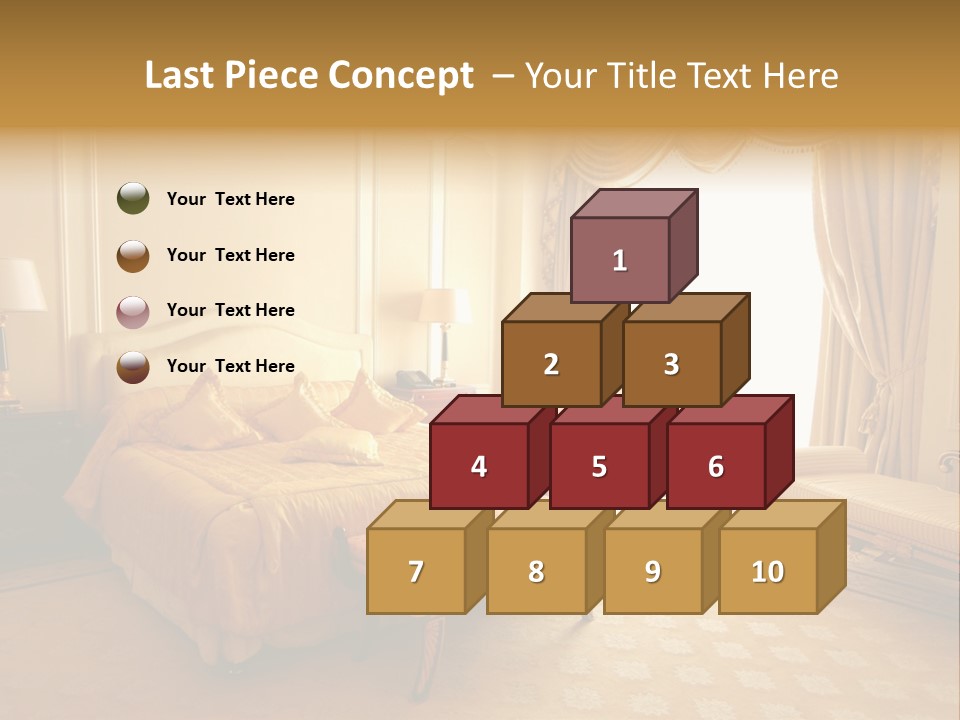 A Luxury Hotel Room PowerPoint Template