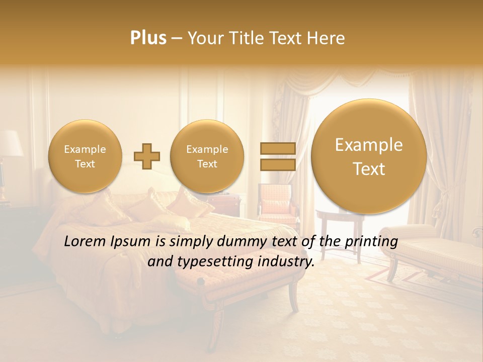 A Luxury Hotel Room PowerPoint Template