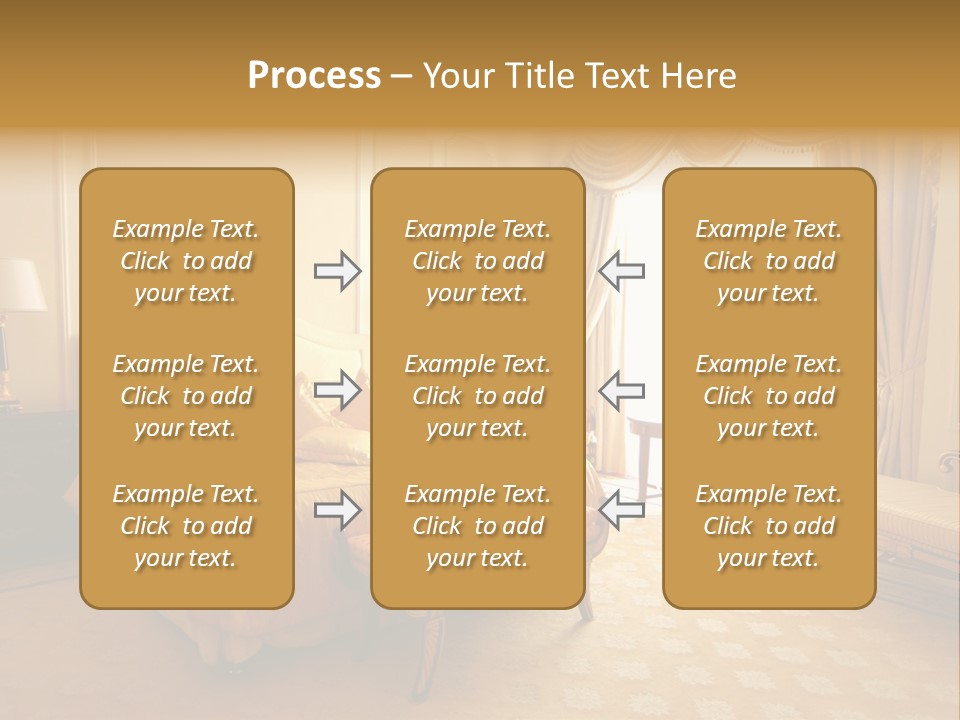A Luxury Hotel Room PowerPoint Template