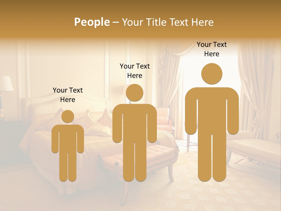 A Luxury Hotel Room PowerPoint Template
