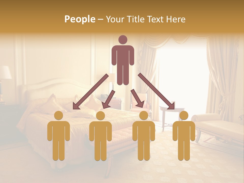 A Luxury Hotel Room PowerPoint Template