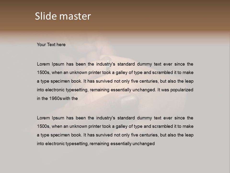 Image Of Two Men Holding Hands At Gay Wedding PowerPoint Template