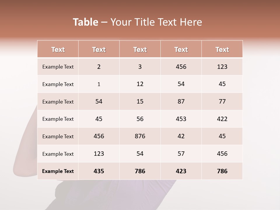 A Woman In A Purple Shirt Holding A Chain Around Her Neck PowerPoint Template