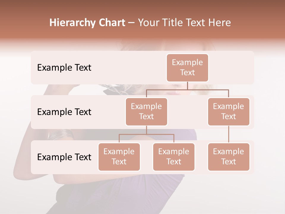 A Woman In A Purple Shirt Holding A Chain Around Her Neck PowerPoint Template