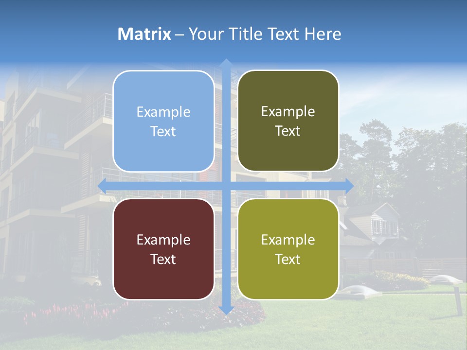New Modern Apartments PowerPoint Template