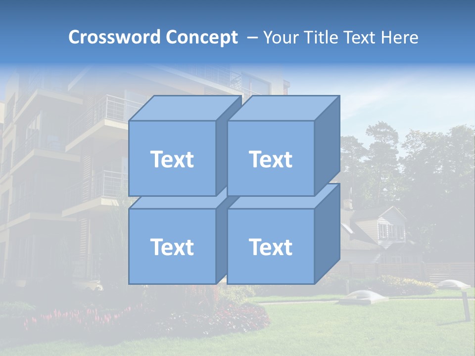 New Modern Apartments PowerPoint Template
