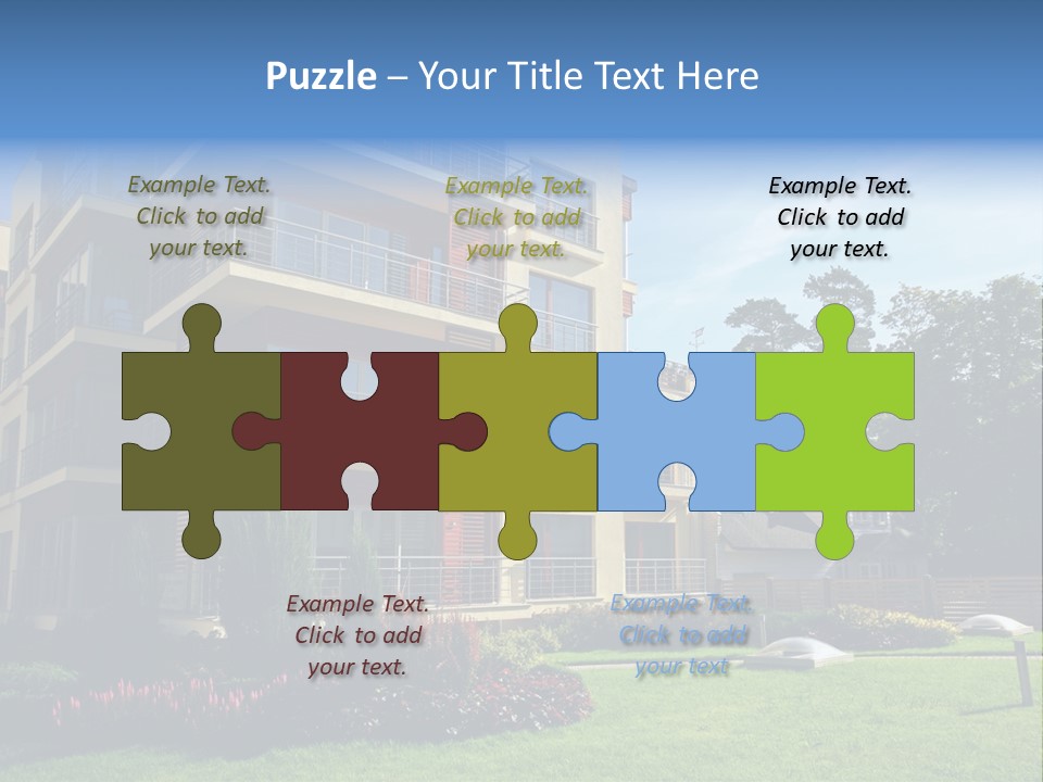New Modern Apartments PowerPoint Template