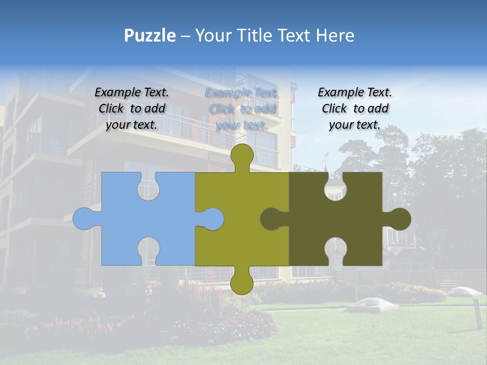 New Modern Apartments PowerPoint Template