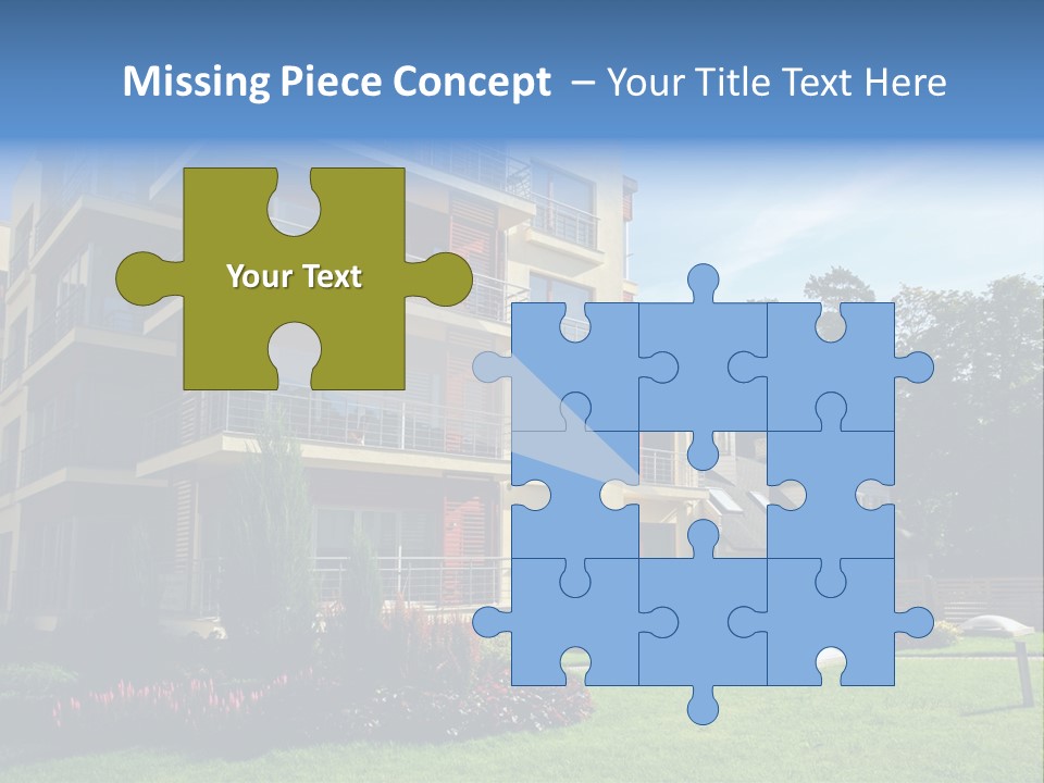 New Modern Apartments PowerPoint Template