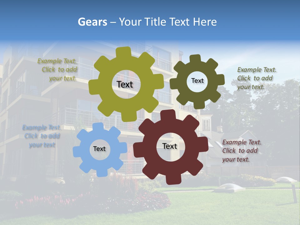 New Modern Apartments PowerPoint Template