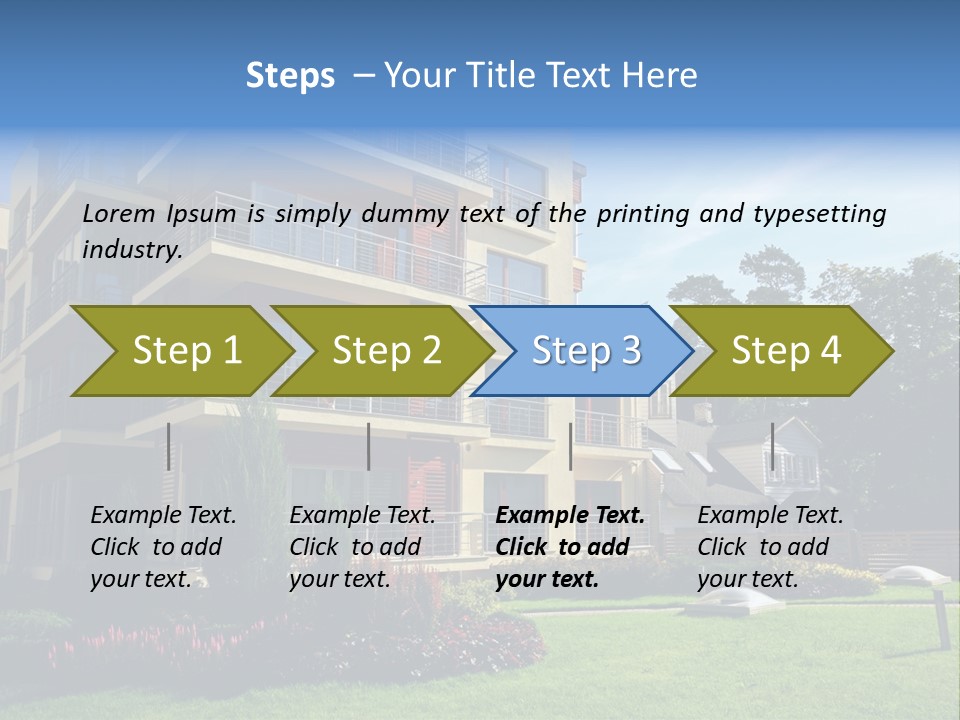New Modern Apartments PowerPoint Template