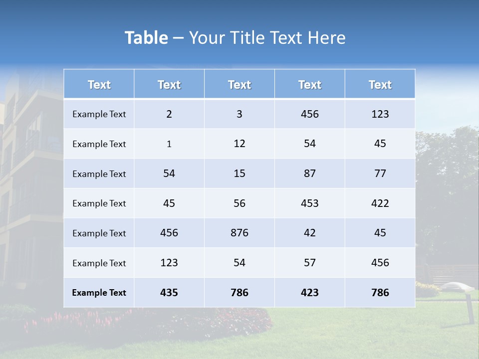 New Modern Apartments PowerPoint Template