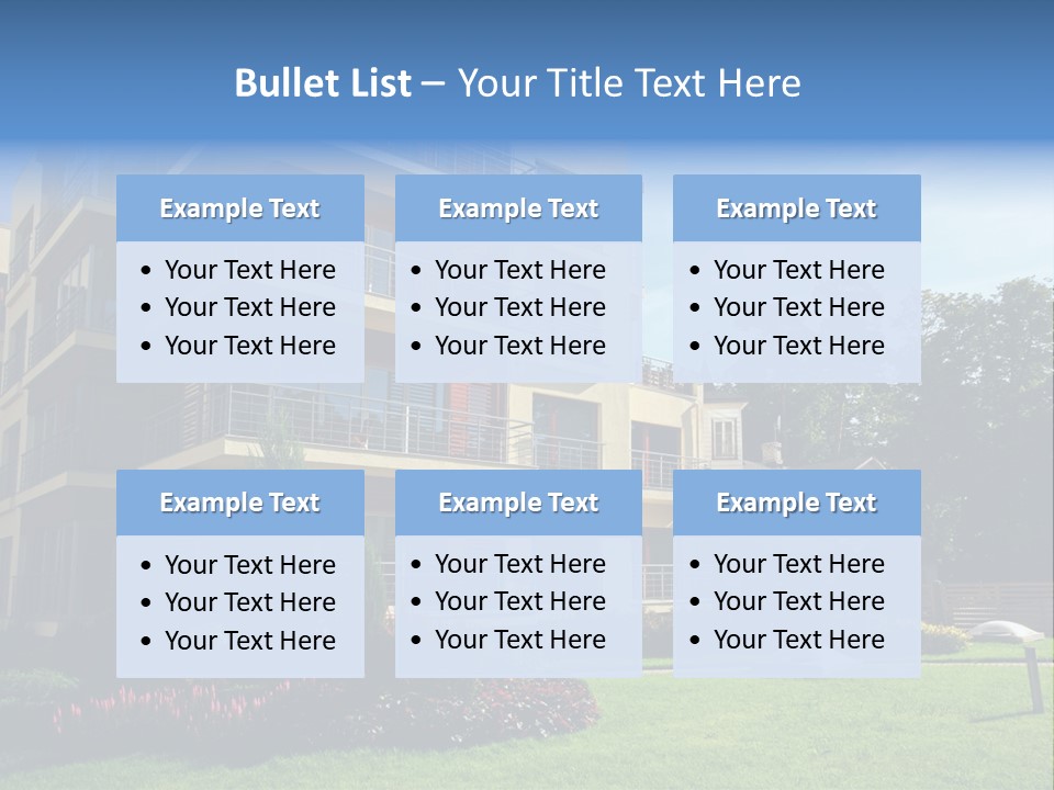 New Modern Apartments PowerPoint Template