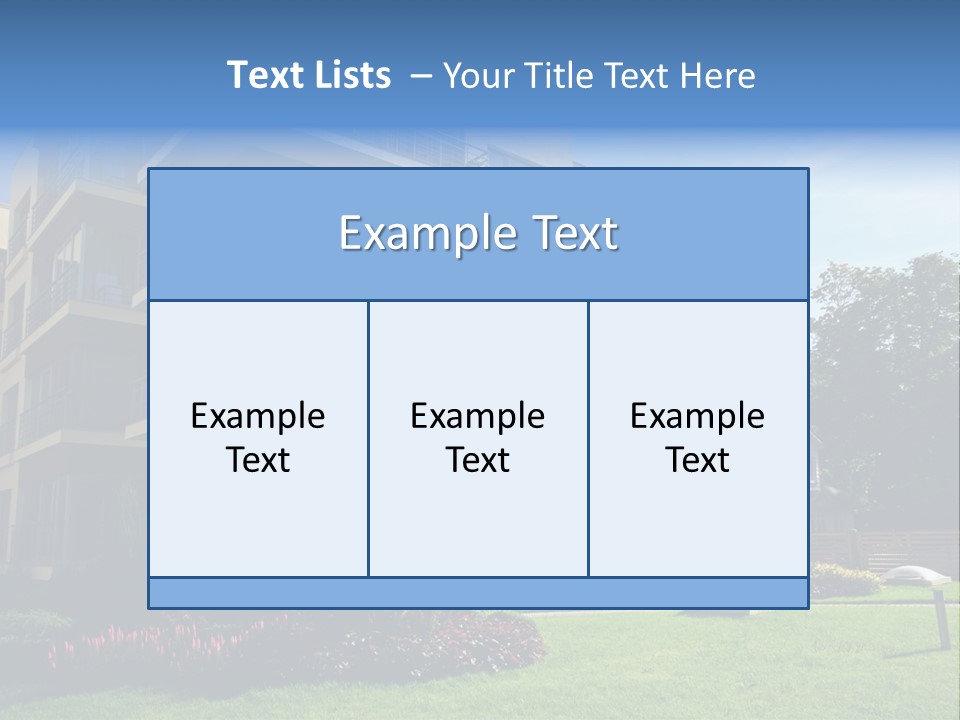 New Modern Apartments PowerPoint Template