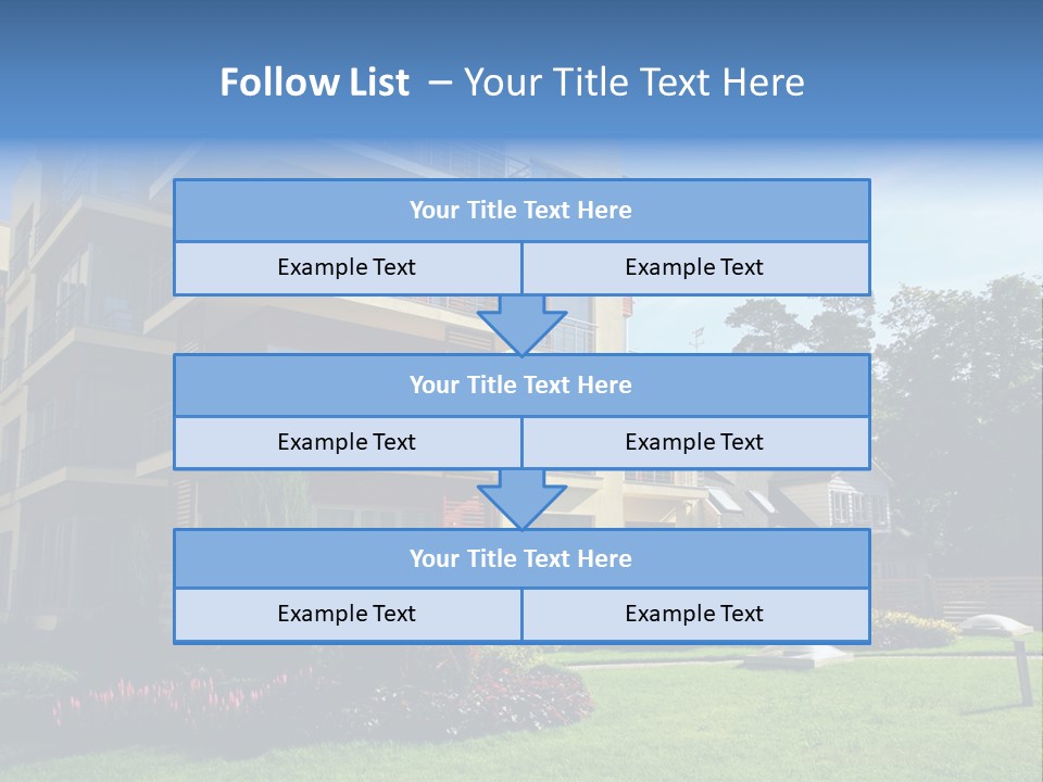 New Modern Apartments PowerPoint Template