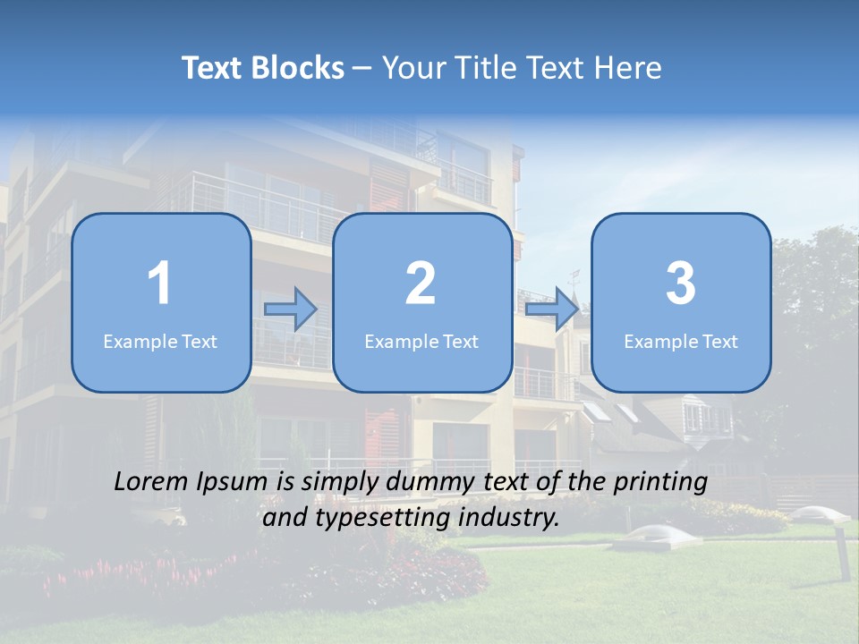 New Modern Apartments PowerPoint Template