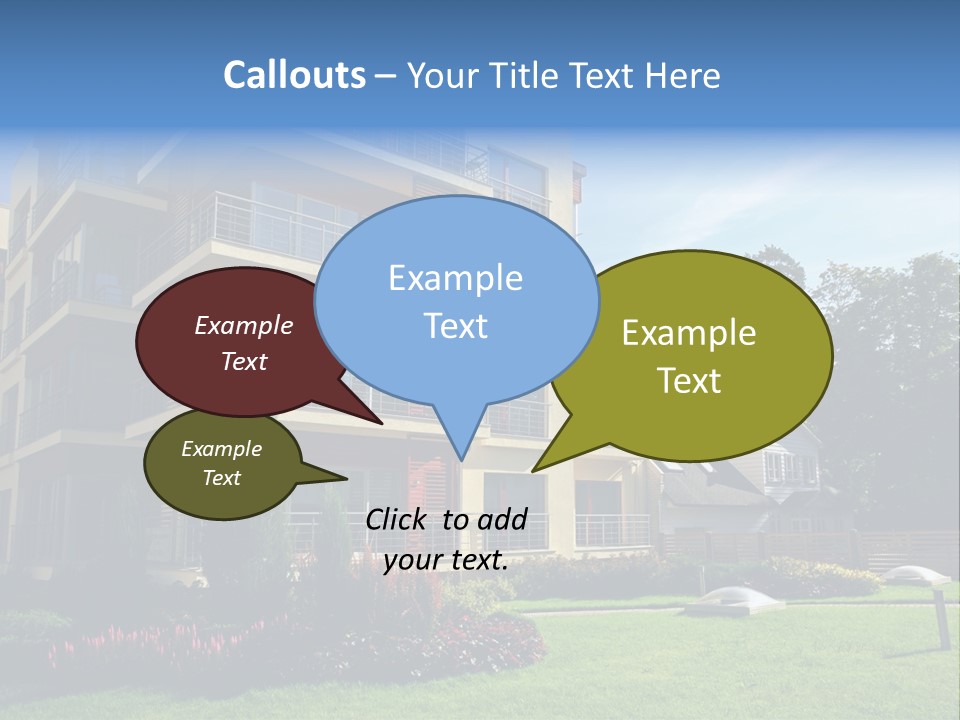 New Modern Apartments PowerPoint Template