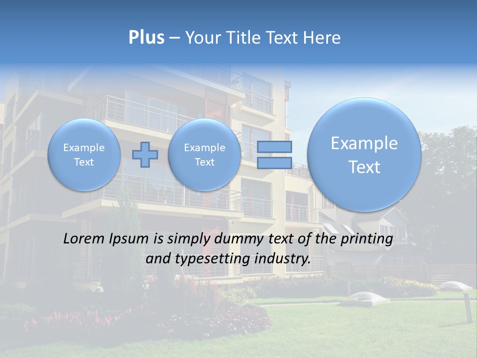 New Modern Apartments PowerPoint Template