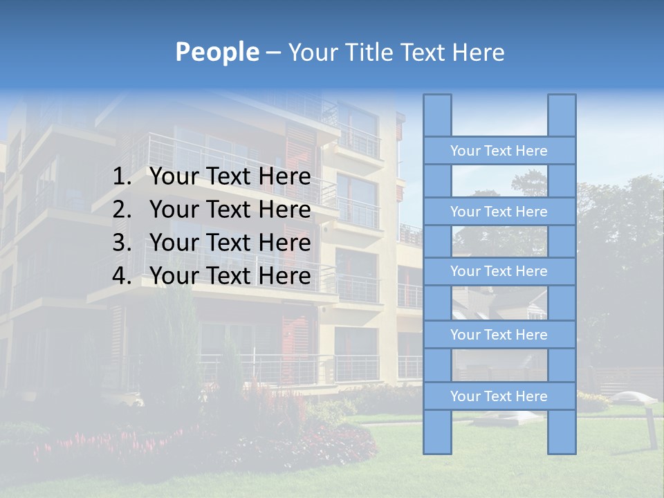 New Modern Apartments PowerPoint Template