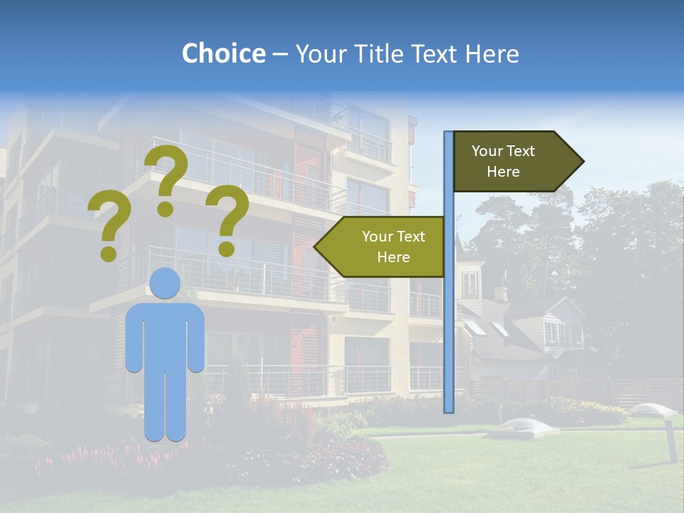 New Modern Apartments PowerPoint Template