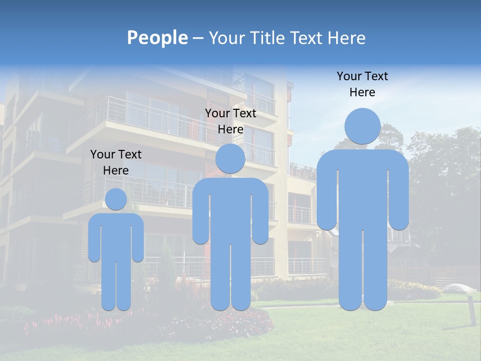 New Modern Apartments PowerPoint Template