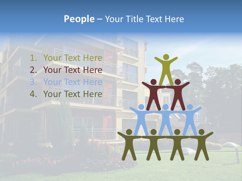 New Modern Apartments PowerPoint Template
