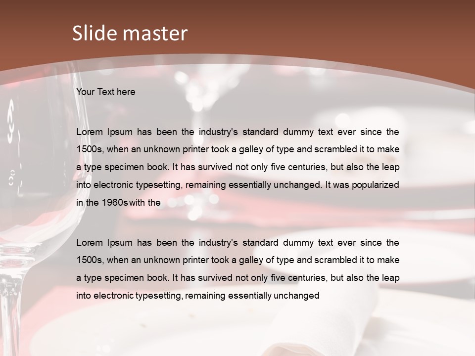 Restaurant Set PowerPoint Template