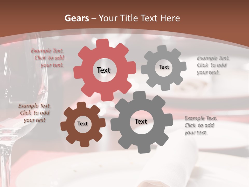 Restaurant Set PowerPoint Template