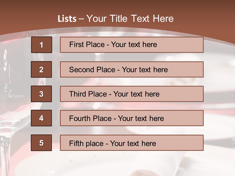 Restaurant Set PowerPoint Template