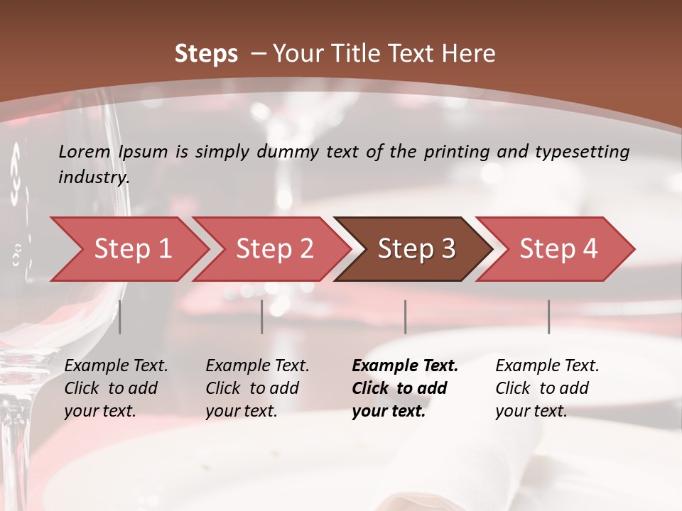 Restaurant Set PowerPoint Template