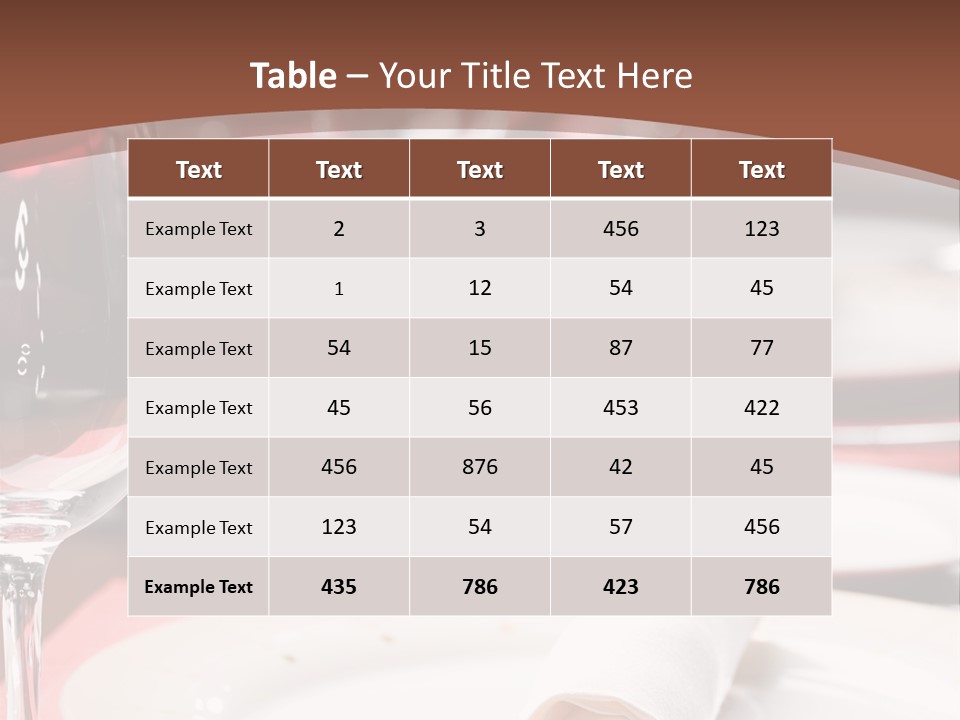 Restaurant Set PowerPoint Template