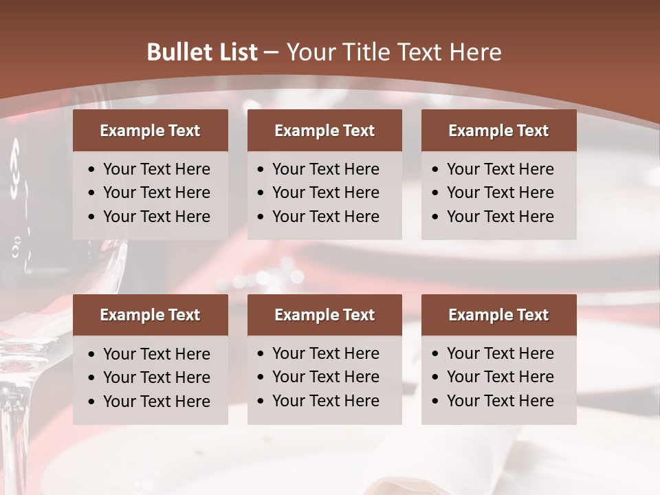 Restaurant Set PowerPoint Template