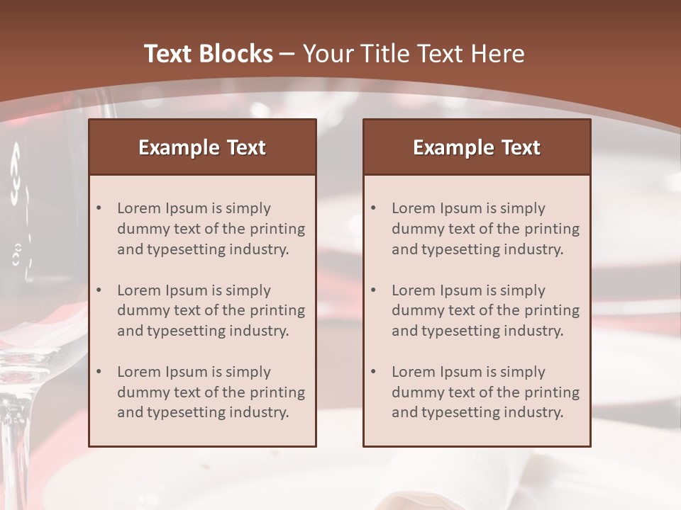 Restaurant Set PowerPoint Template